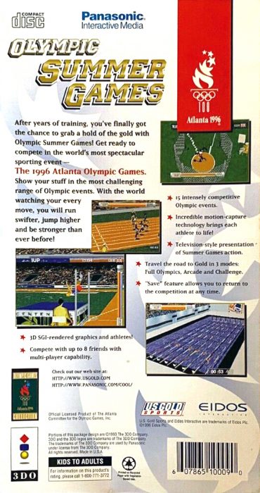 Olympic Summer Games : Atlanta 1996 dos