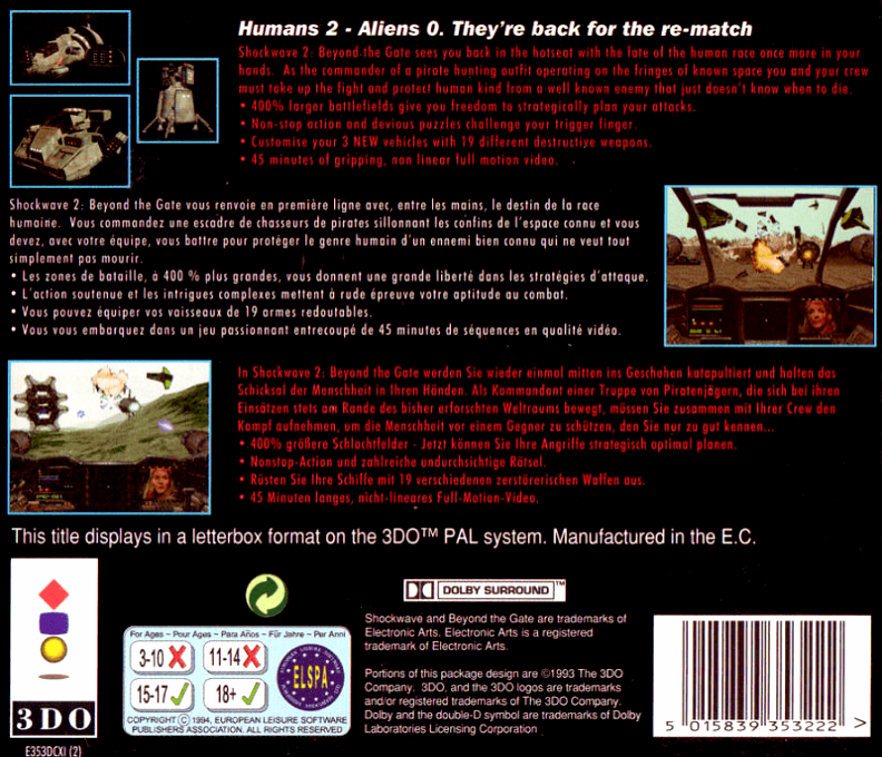 Shock Wave 2 - Beyond The Gate - Dos