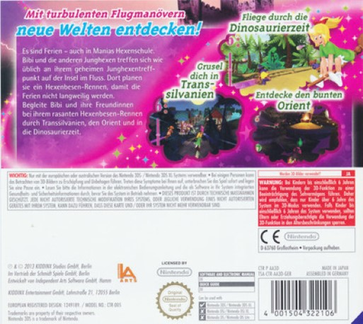 Bibi Blocksberg - Das Grosse Hexenbesen-rennen 2 - Dos