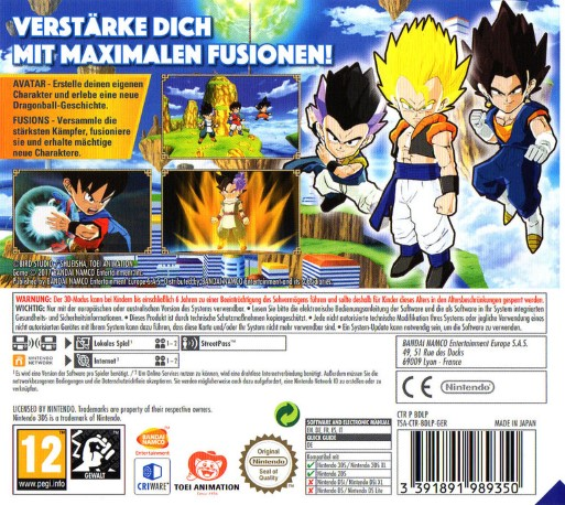 Dragon Ball Fusions - Dos