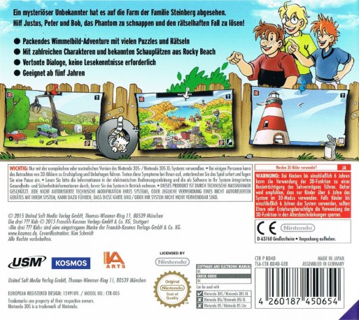 Drei Fragezeichen Kids - Jagd Auf Das Phantom, Die - Dos