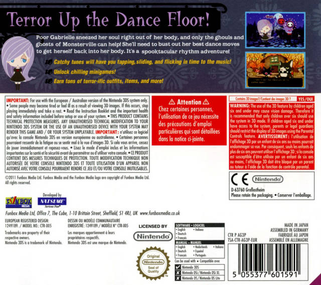 Gabrielle's Ghostly Groove 3D - Dos