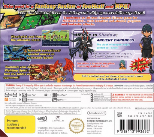 Inazuma Eleven Go : Ombre - Dos