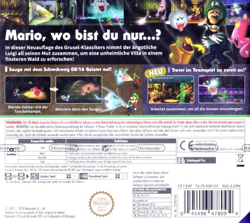Luigi's Mansion - Dos