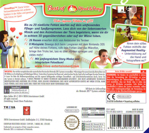 Mon Poulain 3D - Dos