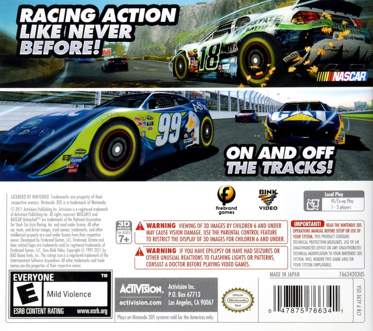 NASCAR Unleashed - Dos