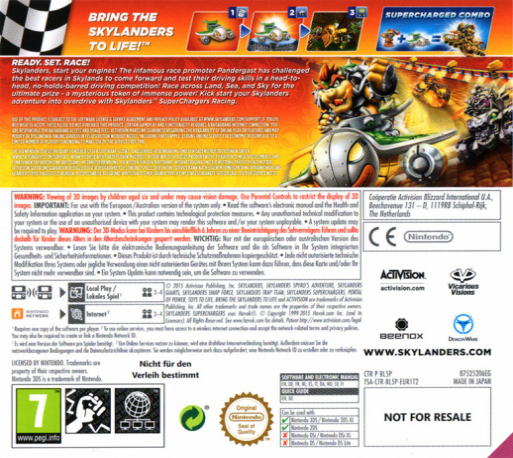 Skylanders Superchargers Racing - Dos