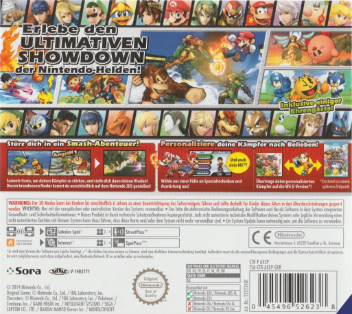 Super Smash Bros. For 3ds - Dos