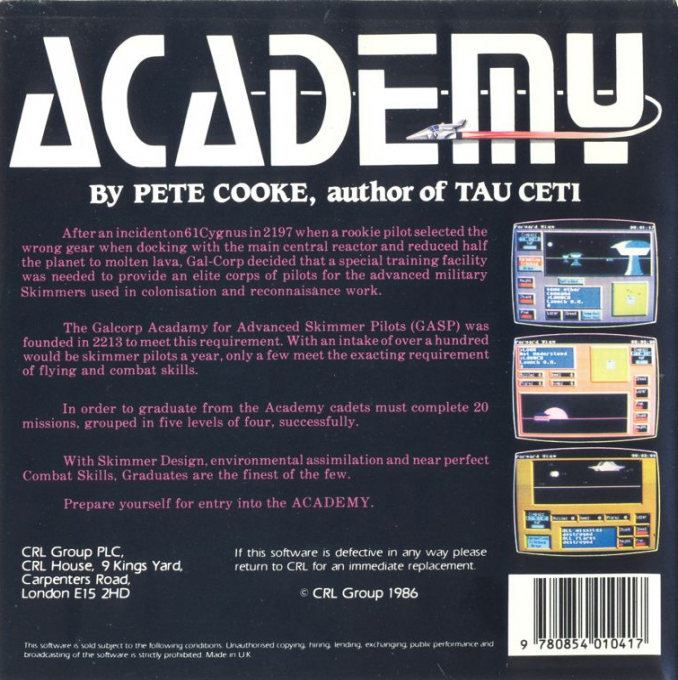 Academy - Tau Ceti 2 dos