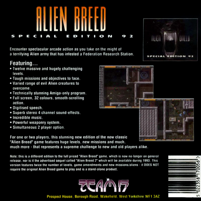Alien Breed - Special Edition 92 - Dos