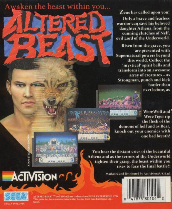 Altered Beast - Dos