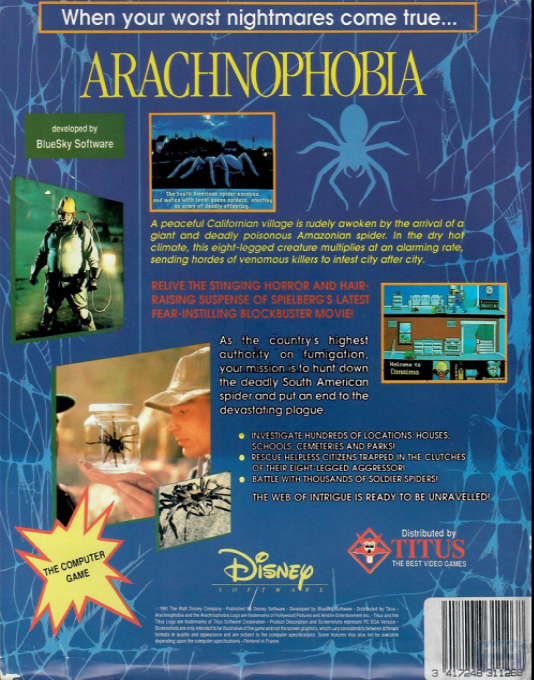 Arachnophobia - Dos