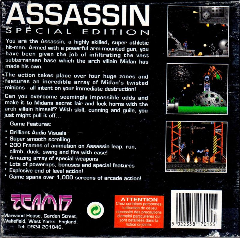 Assassin - Special Edition - Dos
