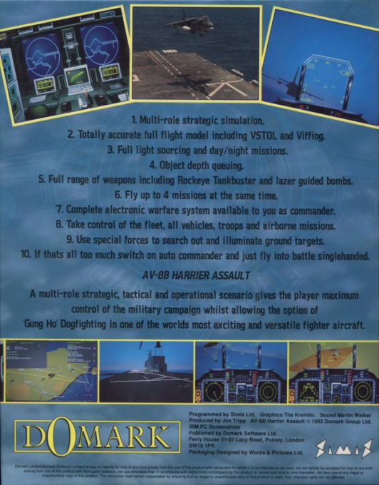 AV8B Harrier Assault - Dos