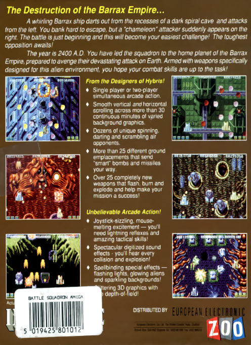 Battle Squadron : The Destruction of the Barrax Em - Dos