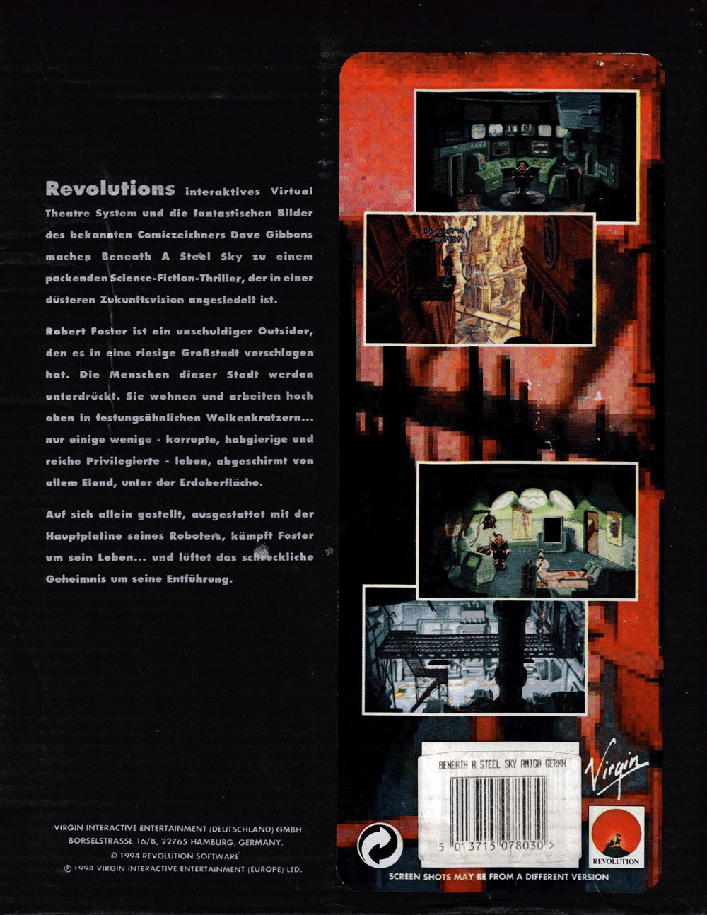 Beneath A Steel Sky - Dos