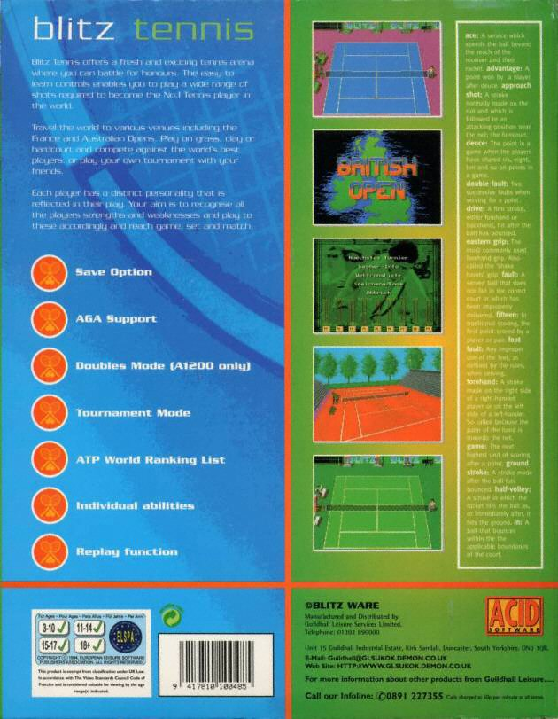 Blitz Tennis - Dos