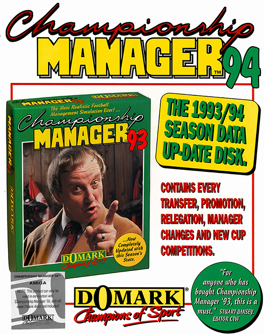 Championship Manager End of 1994 Season Data Updat