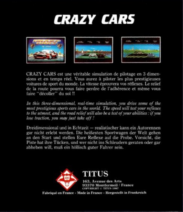 Crazy Cars - Dos