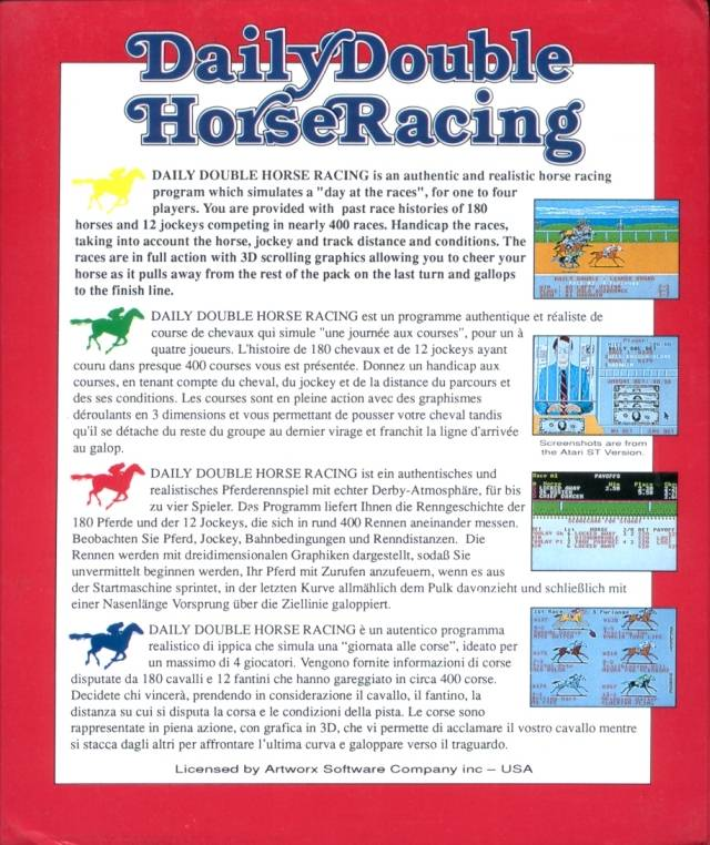 Daily Double Horse Racing - Dos