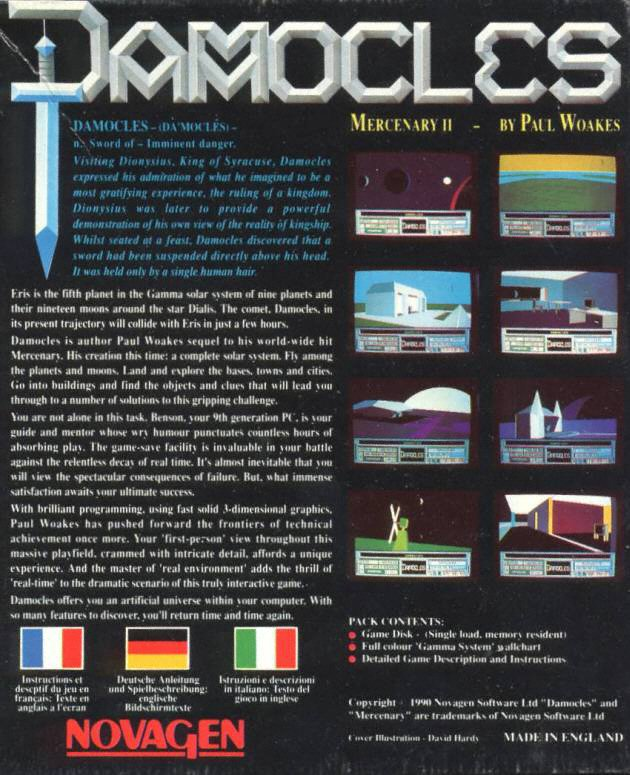 Damocles : Mercenary II - Dos