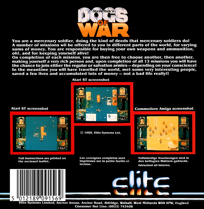 Dogs of War - Dos