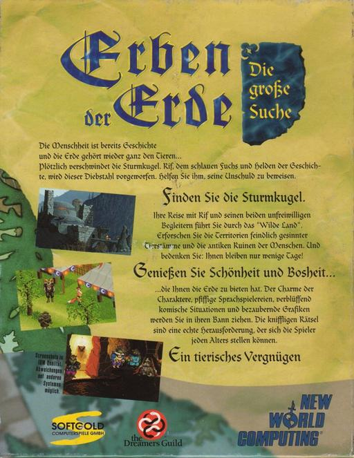 Erben Der Erde - Die Grosse Suche - Dos
