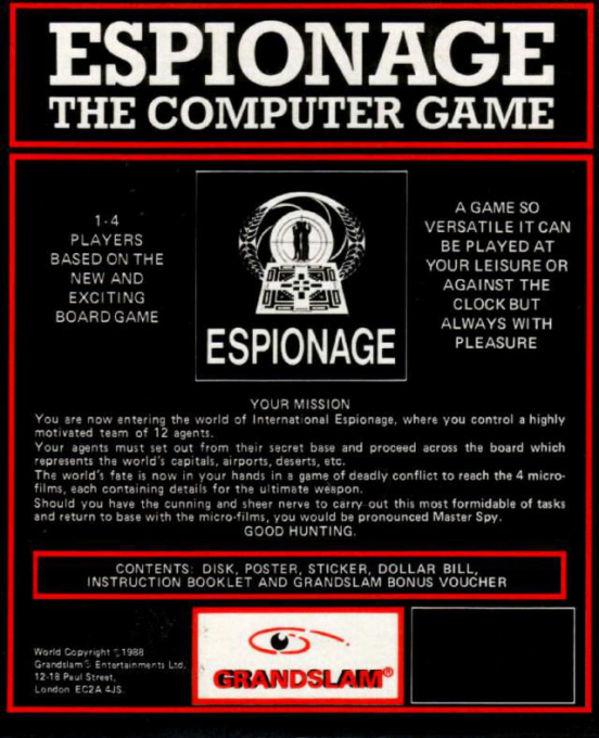Espionage - Dos