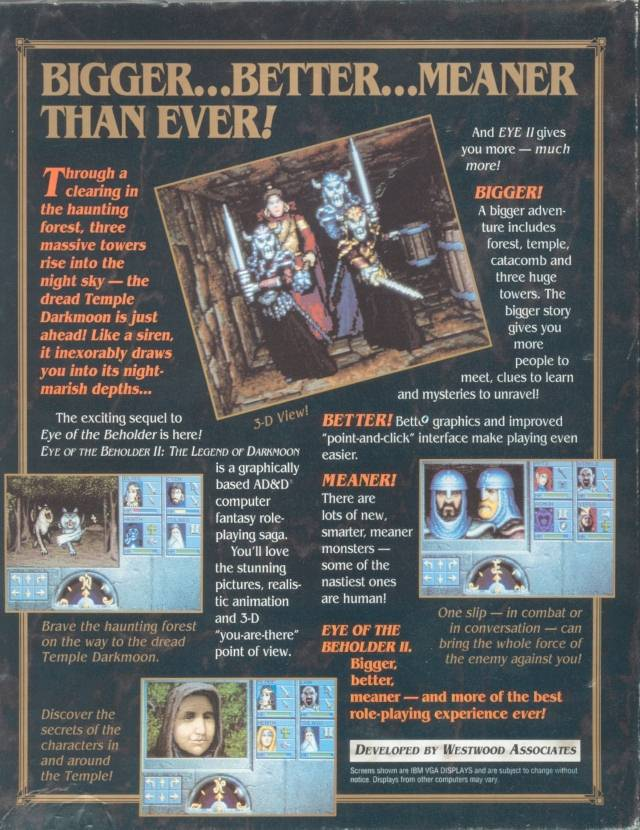 Eye of the Beholder 2 - The Legend of Darkmoon - Dos