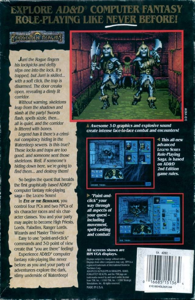 Eye Of The Beholder - Dos