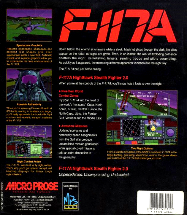 F-117A Nighthawk Stealth Fighter 2.0 - Dos