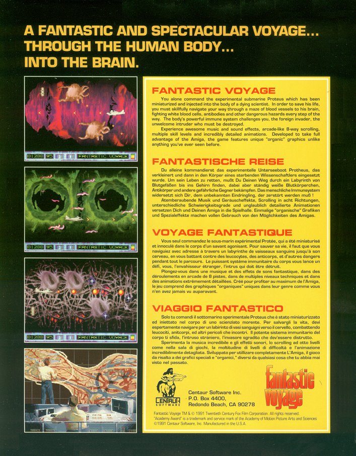 Fantastic Voyage - Dos