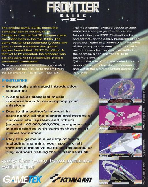 Frontier - Elite 2 - Dos
