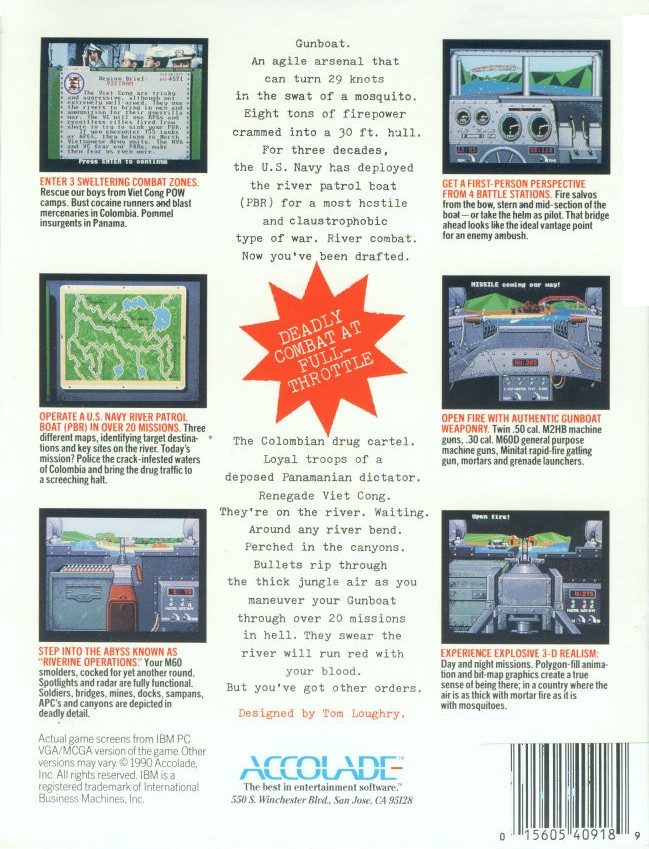 Gunboat - River Combat Simulation dos