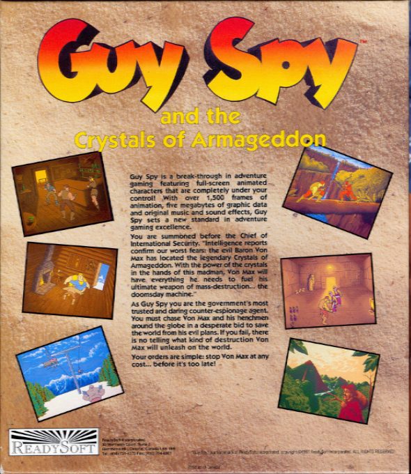 Guy Spy and the Crystals of Armageddon dos