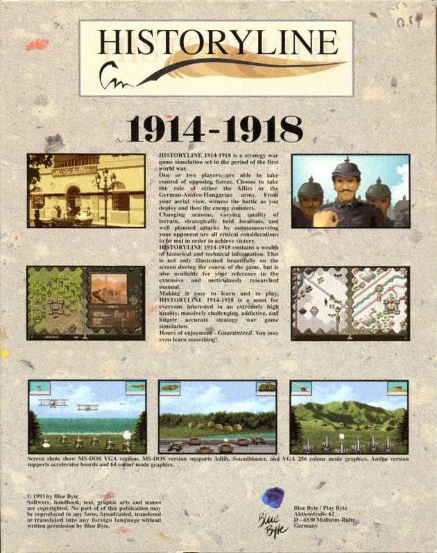 Historyline 1914-1918 - Dos