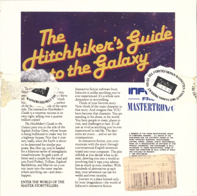 Hitchhiker's Guide To The Galaxy, The - Dos
