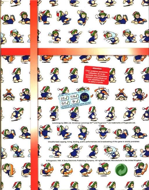 Holiday Lemmings 1993 dos