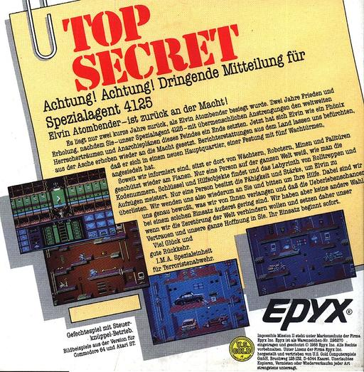 Impossible Mission 2 - Dos