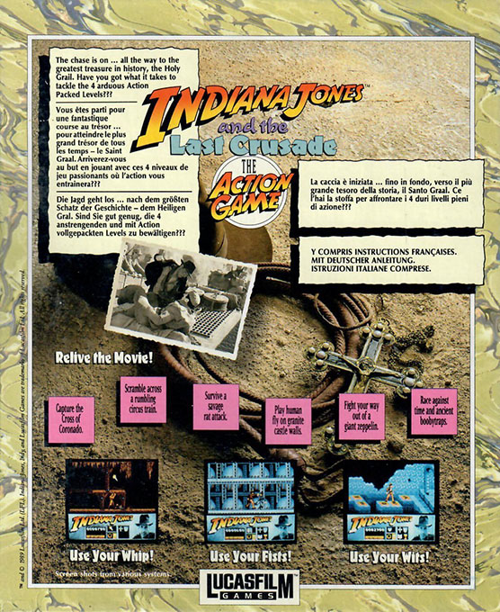 Indiana Jones And The Last Crusade - The Action Game - Dos