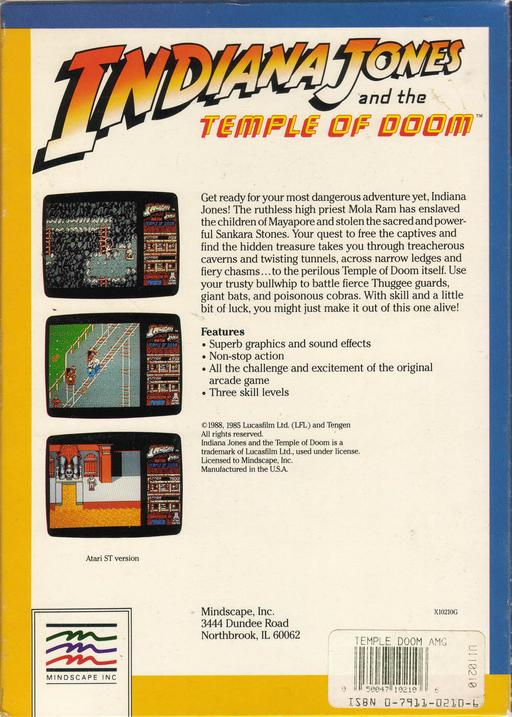 Indiana Jones And The Temple Of Doom - Dos