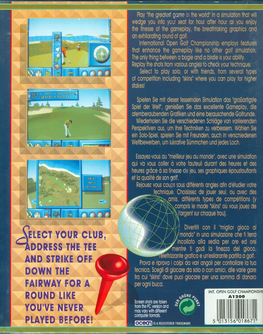 International Open Golf Championship dos