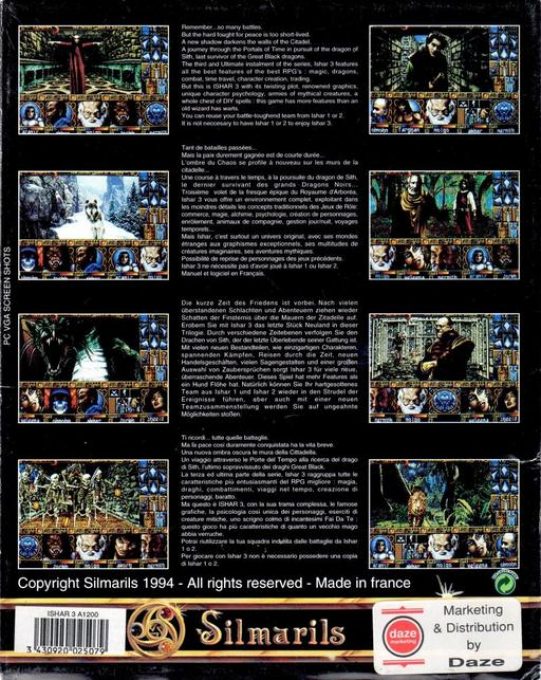 Ishar 3 - Seven Gates Of Infinity dos