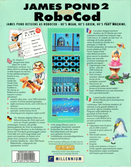 James Pond 2 - Codename Robocod - Dos