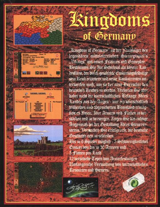 Kingdoms Of Germany - Dos