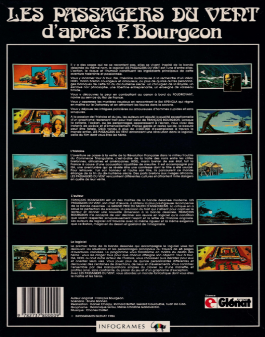 Les Passagers du Vent - Dos