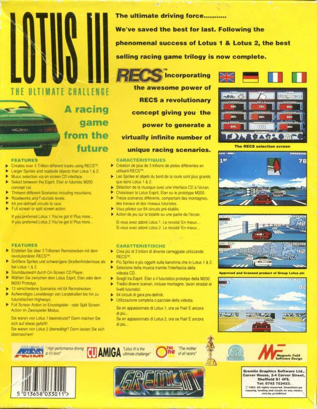 Lotus 3 - The Ultimate Challenge - Dos