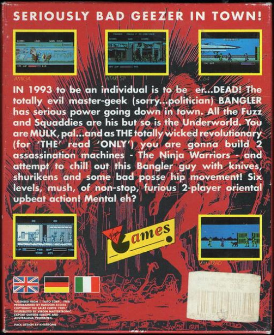 Ninja Warriors, The - Dos