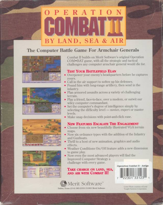 Operation Combat II - By Land, Sea & Air - Dos