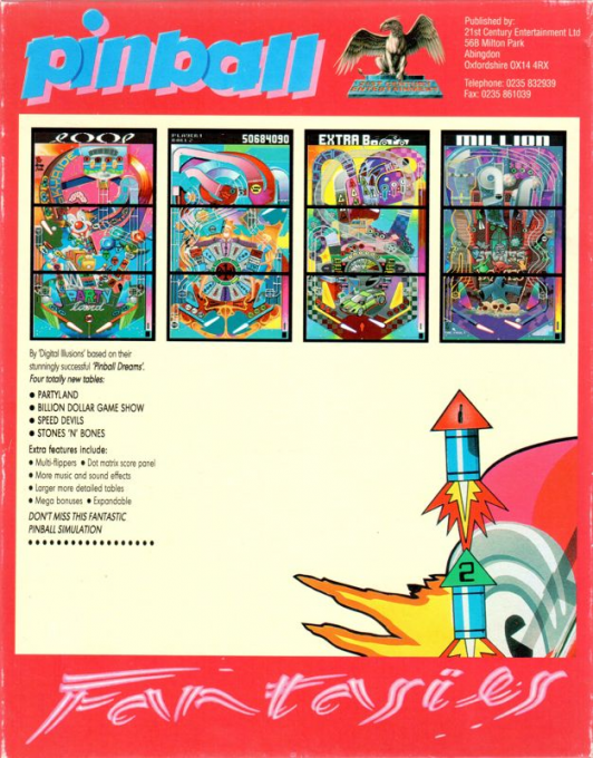 Pinball Fantasies - Dos